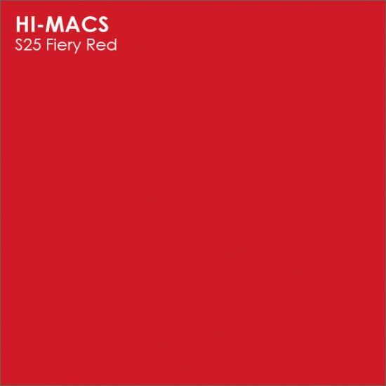 Hi-Macs S025 Fiery Red