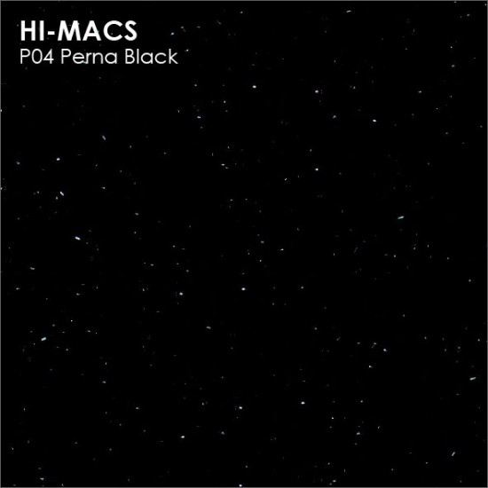 Hi-Macs P004 Perna Black